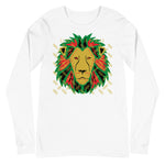 Lion Gold Logo Motif Long Sleeve Print Tee