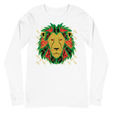 Lion Gold Logo Motif Long Sleeve Print Tee