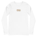 Signature Embroidered Gold Logo Long Sleeve Tee