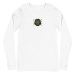 Embroidered Lion and Gold Text Long Sleeve Tee