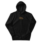 Signature Embroidered Gold Logo Hoodie