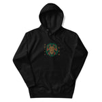 Embroidered Lion and Text Hoodie