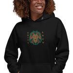 Embroidered Lion and Text Hoodie