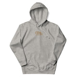 Signature Embroidered Gold Logo Hoodie