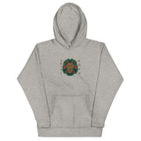 Embroidered Lion and Text Hoodie