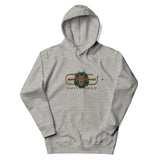 Signature Embroidered Gold Logo Lion Overlay Fitted Hoodie