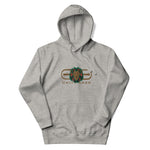 Signature Embroidered Gold Logo Lion Overlay Hoodie