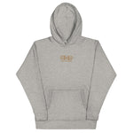 Signature Embroidered Gold Logo Hoodie