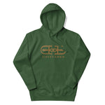 Signature Embroidered Large Gold Logo Hoodie