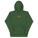 Signature Embroidered Gold Logo Hoodie