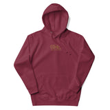 Signature Embroidered Gold Logo Hoodie