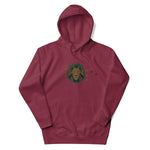 Embroidered Lion and Text Hoodie