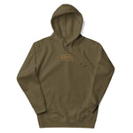 Signature Embroidered Gold Logo Hoodie