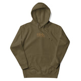 Signature Embroidered Gold Logo Hoodie