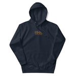 Signature Embroidered Gold Logo Hoodie