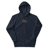 Signature Embroidered Gold Logo Hoodie