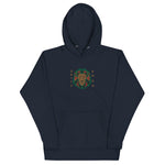 Embroidered Lion and Text Hoodie