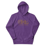 Signature Embroidered Large Gold Logo Hoodie