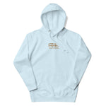 Signature Embroidered Gold Logo Hoodie