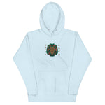 Embroidered Lion and Text Hoodie