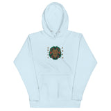 Embroidered Lion and Text Hoodie