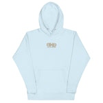 Signature Embroidered Gold Logo Hoodie