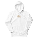 Signature Embroidered Gold Logo Hoodie