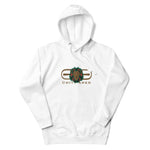 Signature Embroidered Gold Logo Lion Overlay Fitted Hoodie