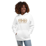 Signature Embroidered Large Gold Logo Hoodie