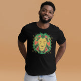 Lion Gold Logo Motif Print Tee