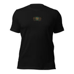 Signature Embroidered Gold Logo Lion Overlay Fitted Tee