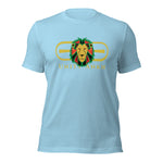 Signature Gold Logo Lion Overlay Print Fitted Tee