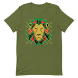 Lion Gold Logo Motif Print Tee