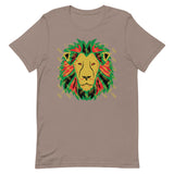 Lion Gold Logo Motif Print Tee