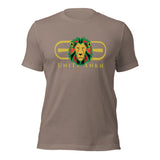 Signature Gold Logo Lion Overlay Print Fitted Tee