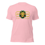 Signature Gold Logo Lion Overlay Print Fitted Tee