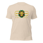 Signature Gold Logo Lion Overlay Print Fitted Tee