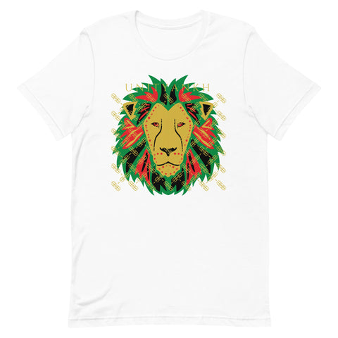 Lion Gold Logo Motif Print Tee