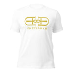 Signature Gold Large Logo Print Tee