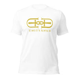 Signature Gold Large Logo Print Tee