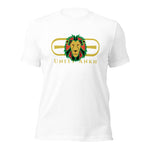 Signature Gold Logo Lion Overlay Print Fitted Tee