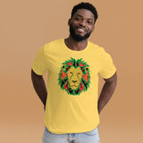 Lion Gold Logo Motif Print Tee