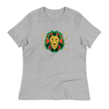 Lion and Gold Text Print Tee