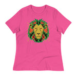 Lion Gold Logo Motif Print Tee