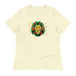 Lion and Gold Text Print Tee