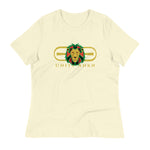 Signature Gold Logo Lion Overlay Print Tee