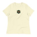 Embroidered Lion and Gold Text Tee