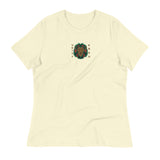 Embroidered Lion and Gold Text Tee