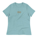 Signature embroidered Gold Logo Tee