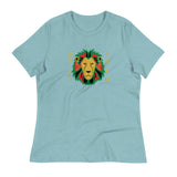 Lion and Gold Text Print Tee